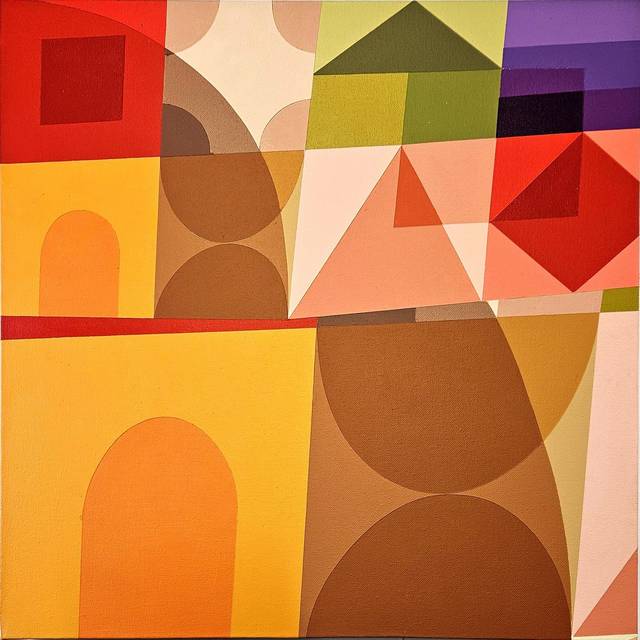 Les Ocres de Provence – Lutz Schoenherr – Acryl auf Leinwand