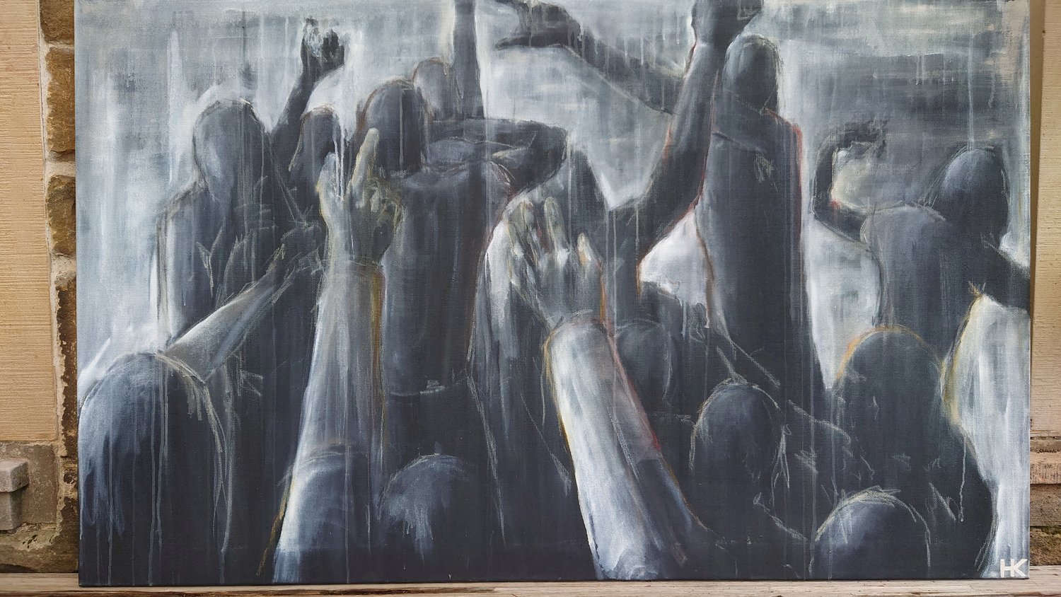 "Revolution" – Holger Kratz – Öl auf Leinwand
