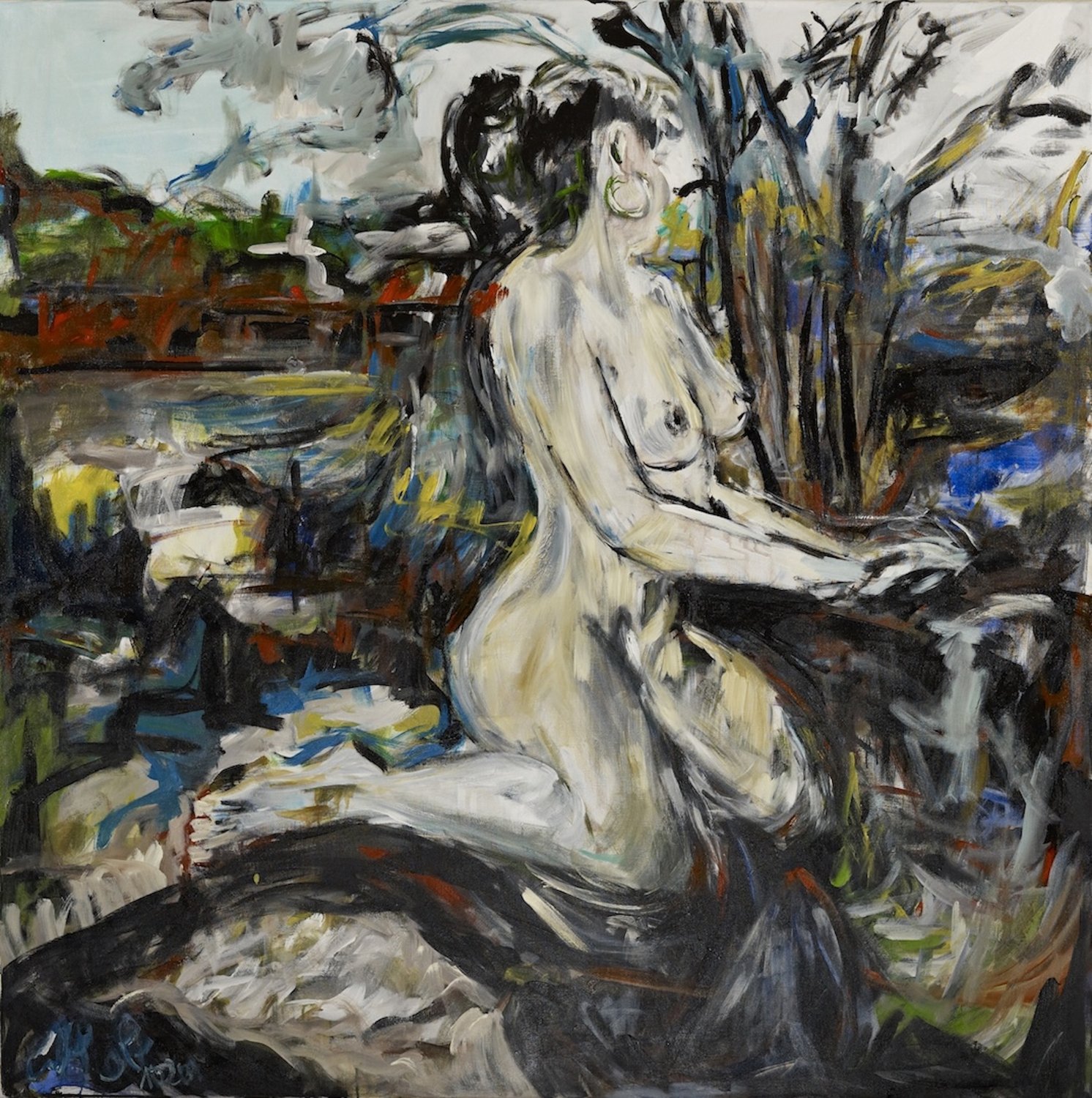 0116 Idyll – Christian Moll – Acryl auf Leinwand