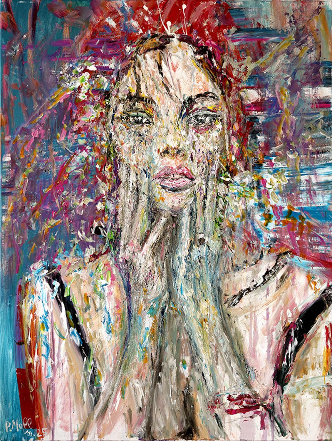 0354 Madalina's Sommer verfliegt – Christian Moll – Acryl auf Leinwand