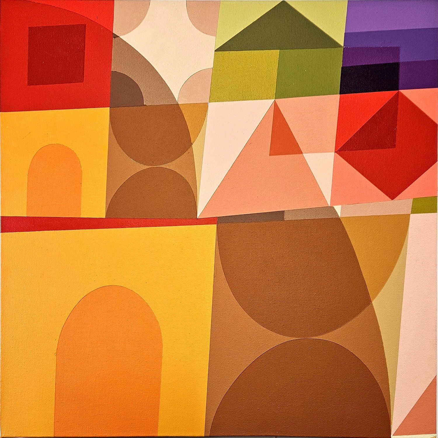 Les Ocres de Provence – Lutz Schoenherr – Acryl auf Leinwand