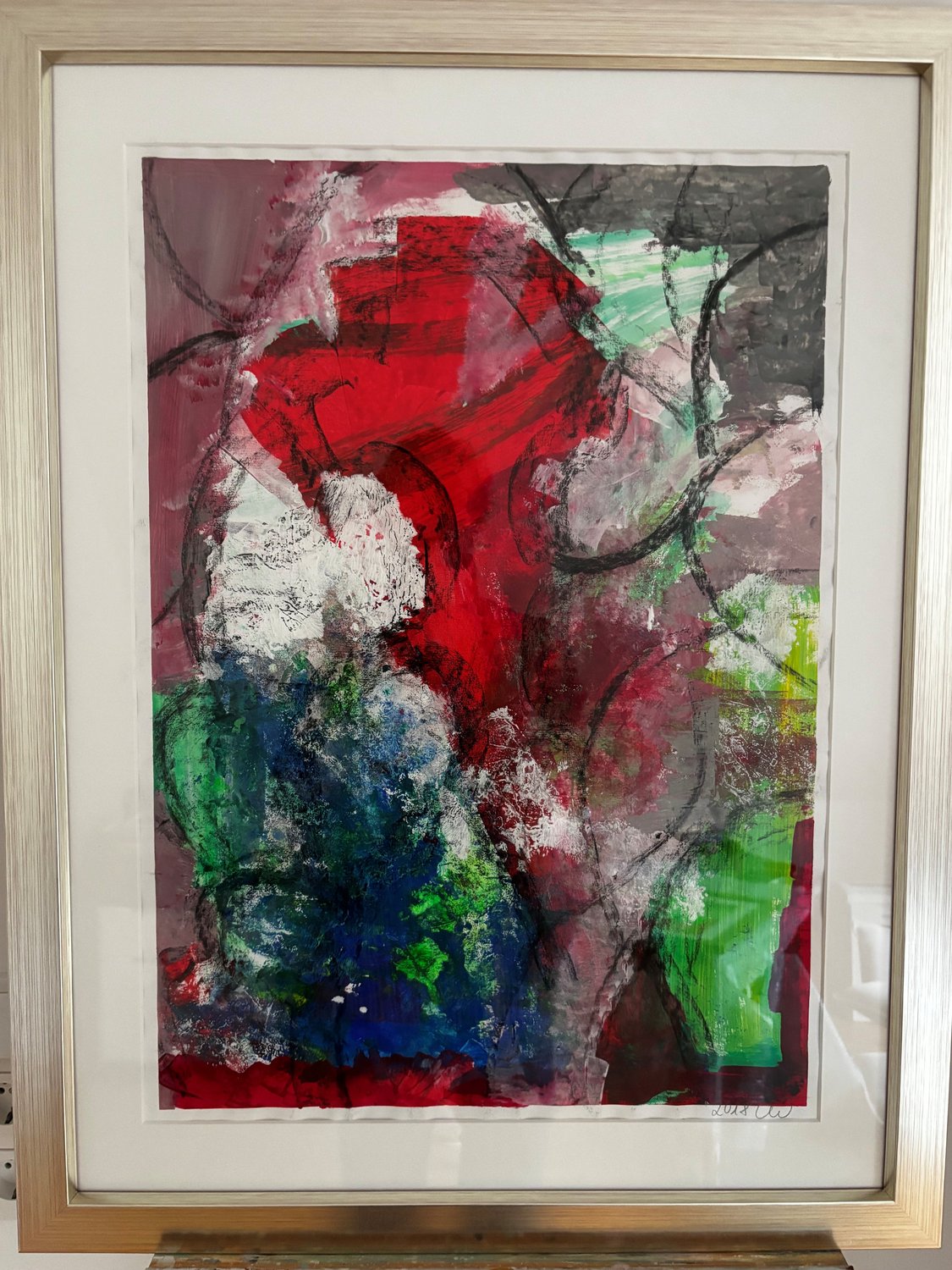spirit, Original – Claudia Weissenfels – Acrylmalerei / Mischtechnik