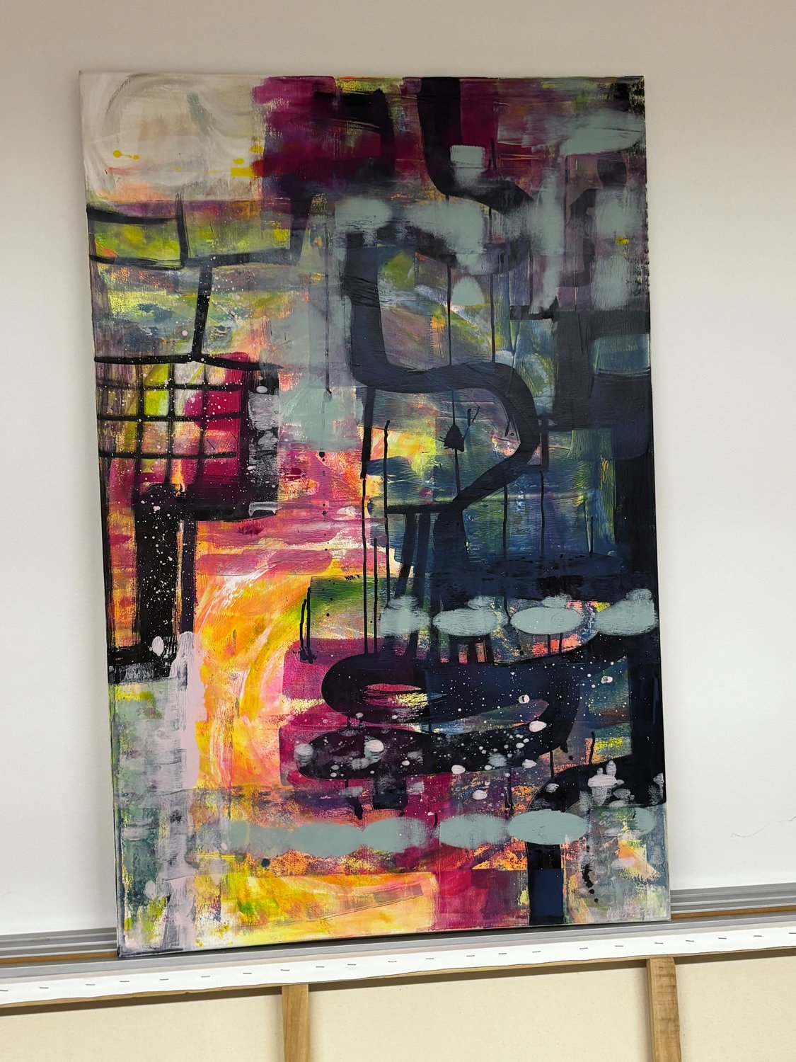 industrial room – Claudia Weissenfels – Acrylmalerei