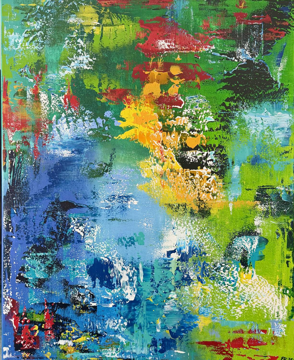 Djungle – Eva Lösche – Acryl auf Leinwand