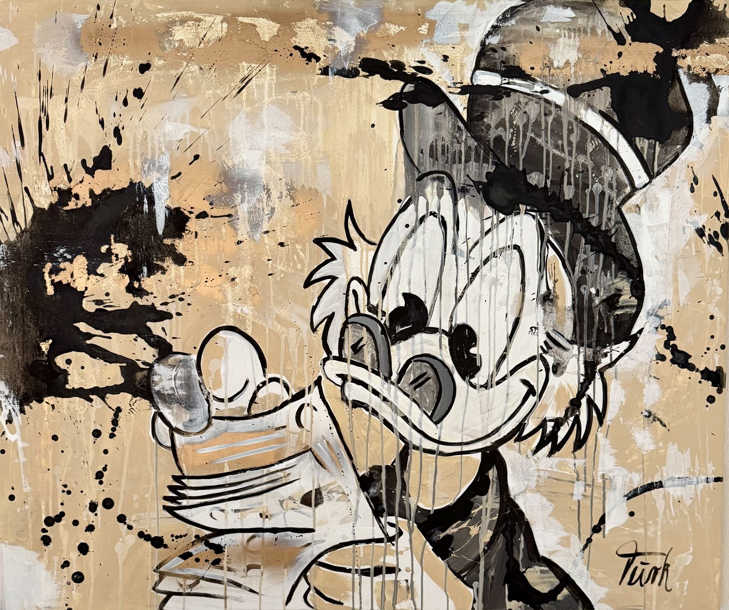 Donald Duck Money – Sabine Türk – Acryl