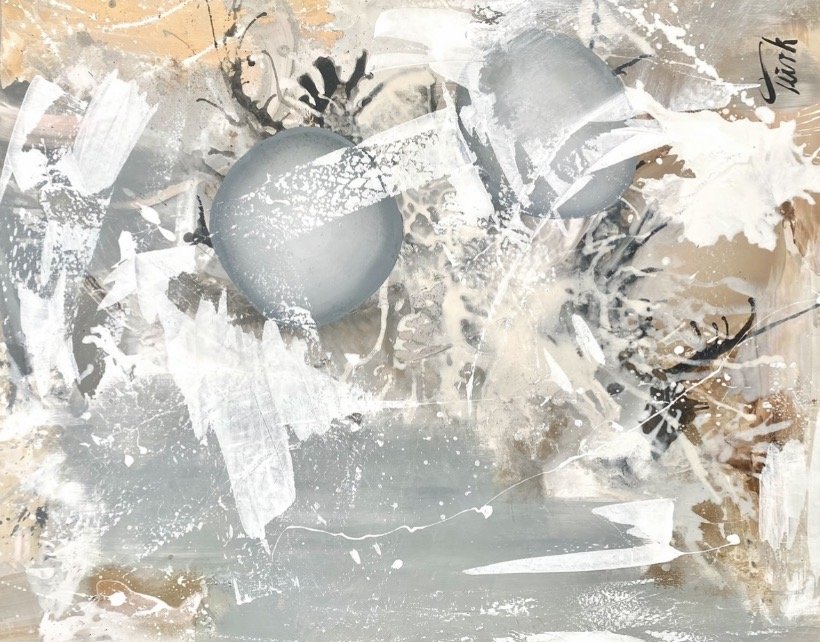 Grau Beige – Sabine Türk – Acryl