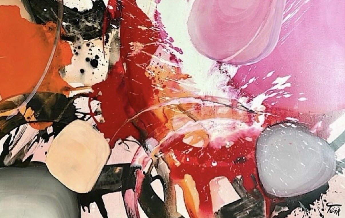 Pink Orange – Sabine Türk – Acryl