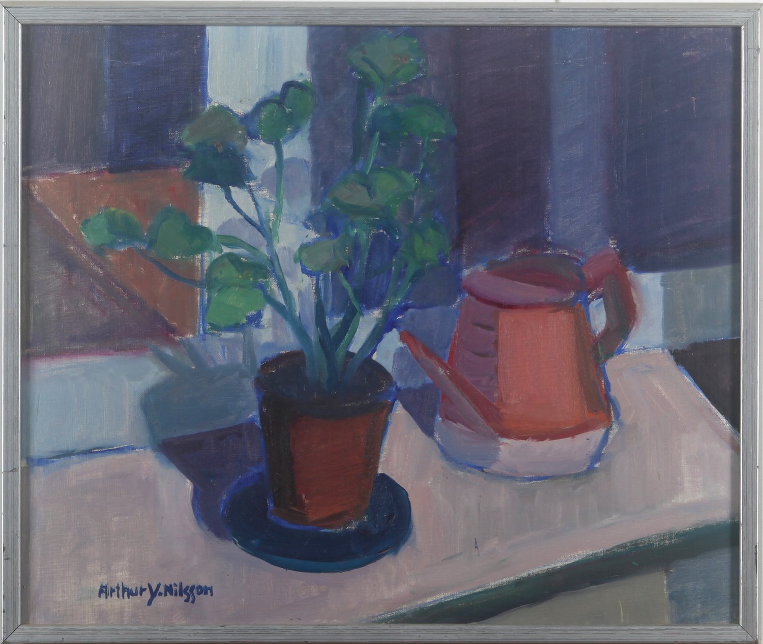 Stillleben – Arthur Yngve Nilsson – Öl auf Leinwand