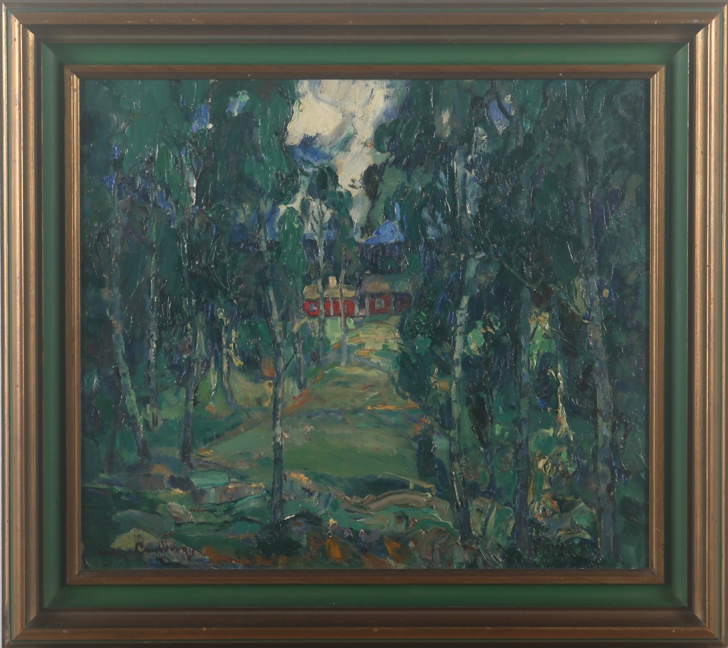 "zur Mittsommerzeit" – Hugo Carlberg – Öl auf Leinwand