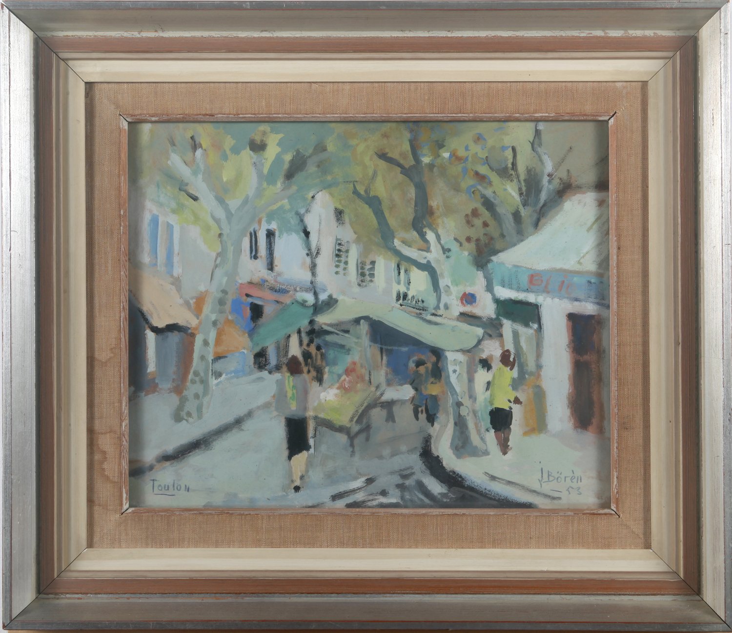 "Toulon" – John Bören – Gouache