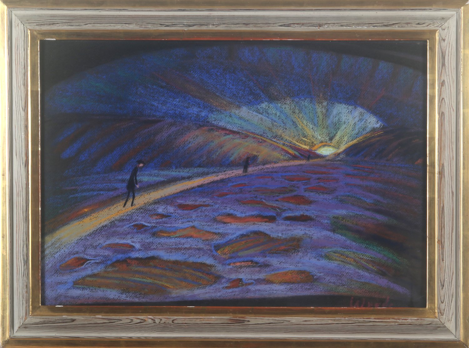 Einsame Wege – Ernst Wrede – Pastell