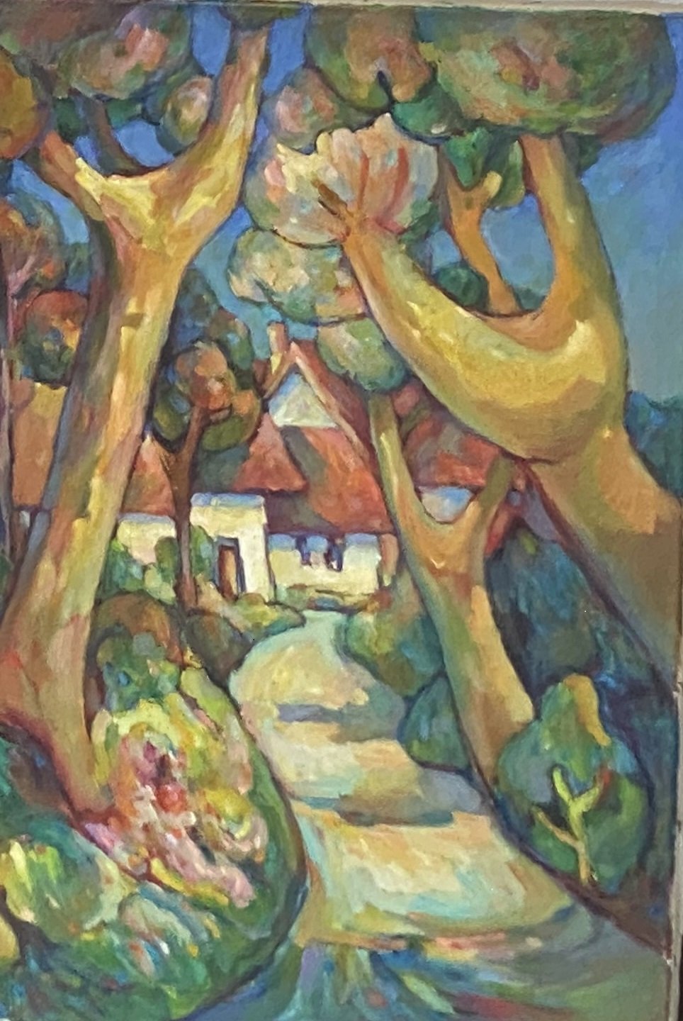 Provencalisches Gehöft – Rolf Grohmann – Öl auf Leinwand